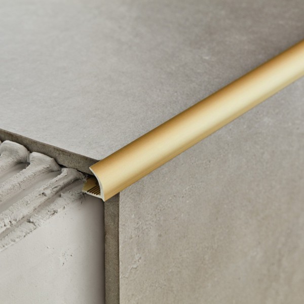 Profilés Bordure Ovale Aluminium Peint 10 mm x 2,5 m Finition parfaite