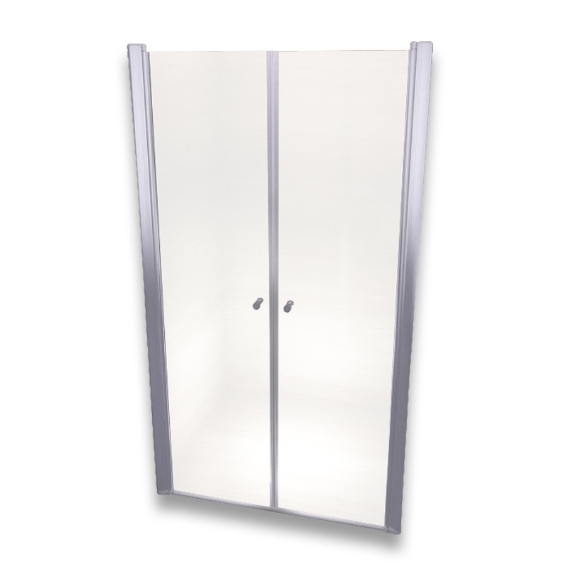 Porte de Douche 195 cm Largeur r/églable 72-76 cm D/époli-Opaque
