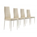 Chaises S2 Beige x4