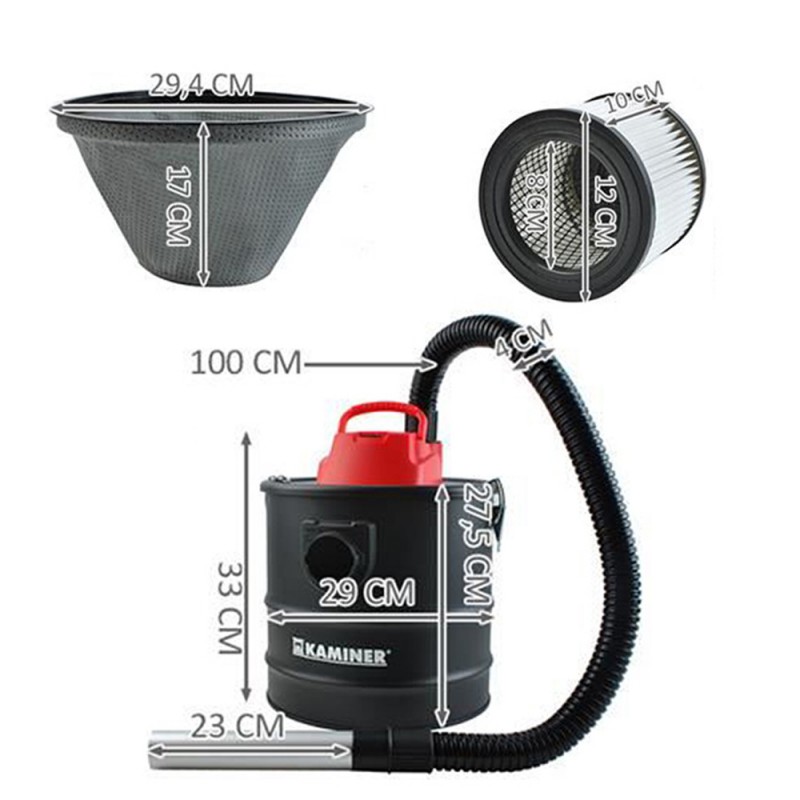 KAMINER II 20 L dimensions