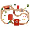 Petit train, circuit en bois