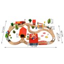 Petit train circuit en bois, dimensions