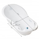 Baignoire lapin blanc 102 cm dimensions