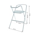 Dimension des pieds blanc pour baignoire de 102 cm