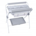 Baignoire et table à langer sur pied pliant 2 en 1