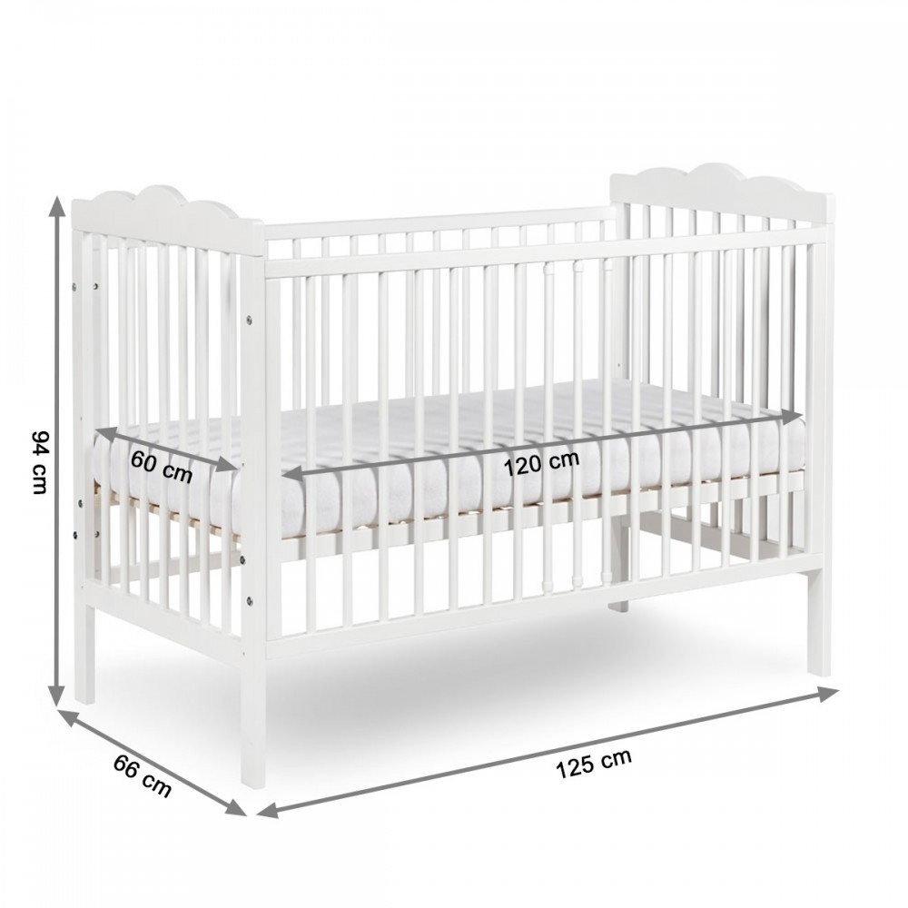 Lit Bebe Avec Barreaux Amovibles En Pin Massif 1x60 Radek Iii Lit Bebe Avec Barreaux Amovibles En Pin Massif 1x60 Radek Iii