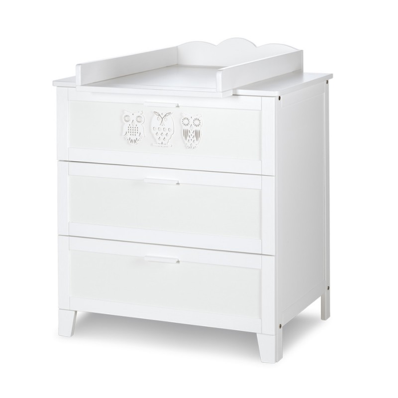 White - Plan à Langer Pour Commode Luna