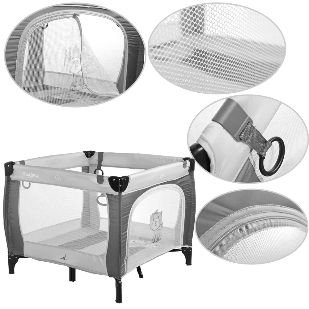 Parc De Voyage Pliable Pour Bebe De La Naissance A 15 Kg Quadra