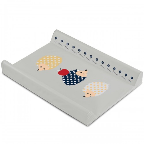 Matelas plan à langer rigide à rebord