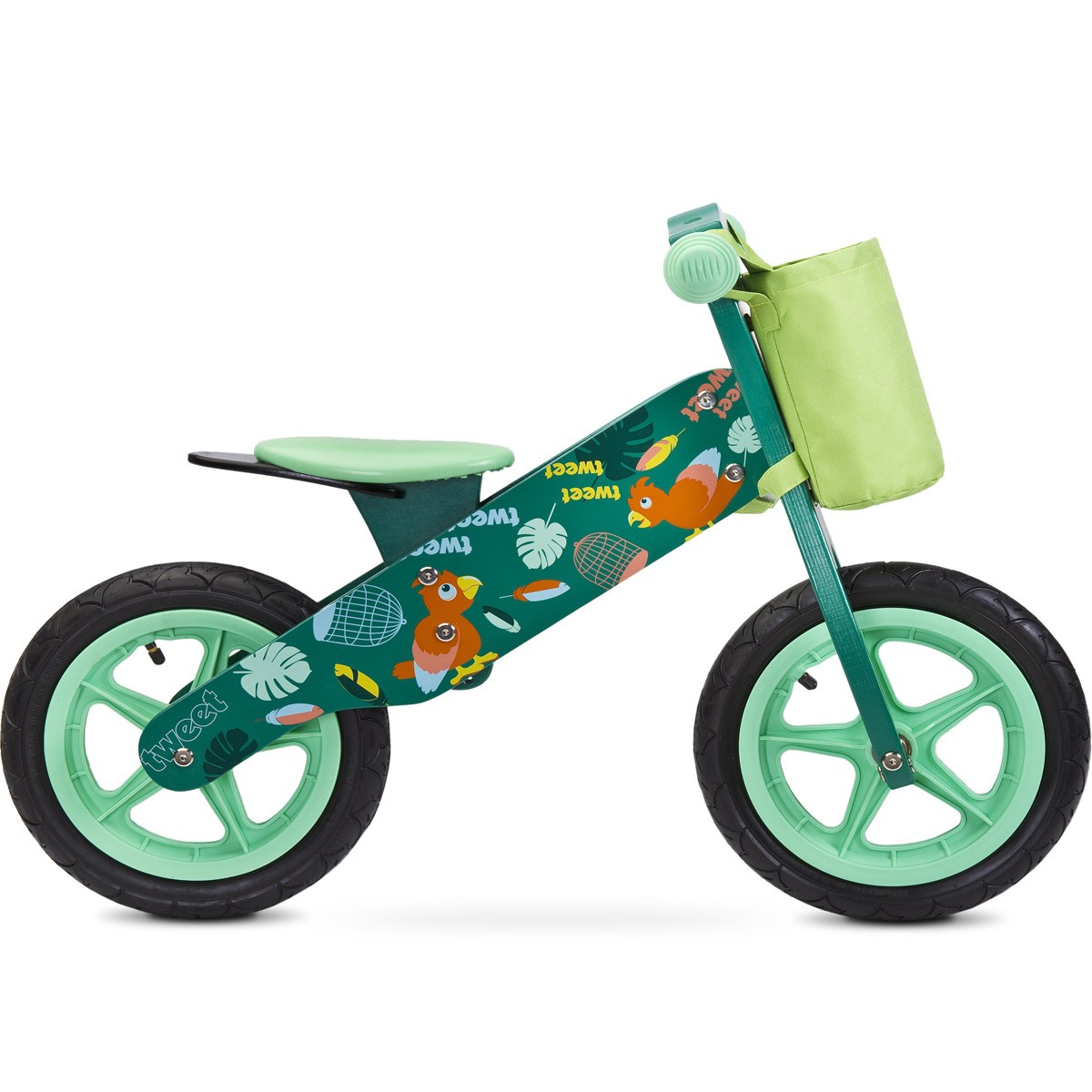  Jack Baby Vivo Draisienne en Bois sans Pédales pour vélo de 30,5 cm avec Bell  