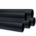 tube aluminium anodisé noir lot de 5