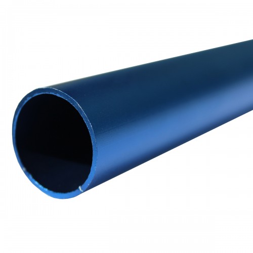 Tube aluminium anodisé bleu