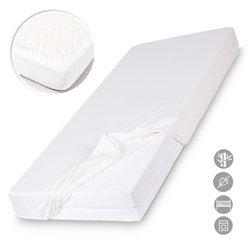 BAMBOO Drap housse matelas enfant fibre bambou OEKO-TEX