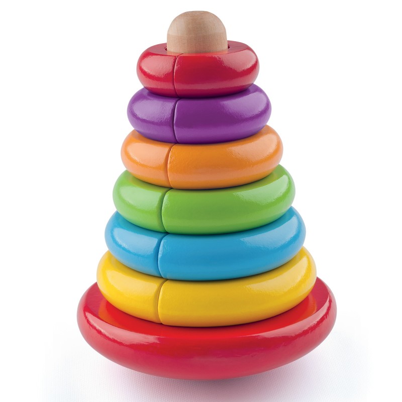 Jeux a empiler : Jouet pyramide - Jouet Montessori - Jouet Noël