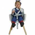 NOOMI Chaise haute bébé scandinave 2 en 1