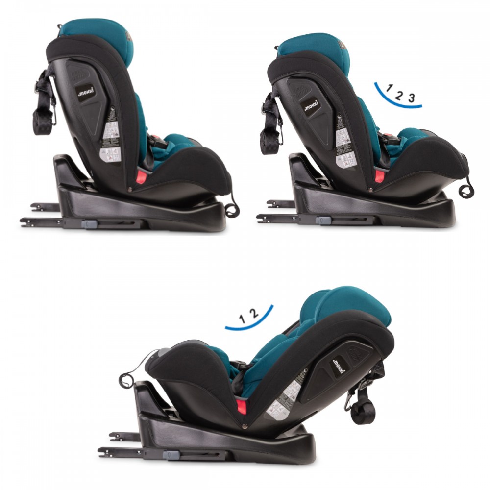 Caretero MUNDO Siège-auto pivotant 360° ISOFIX évolutif Groupe 0+/1/2/3  Rouge - Sièges auto nacelles et coques - Achat & prix