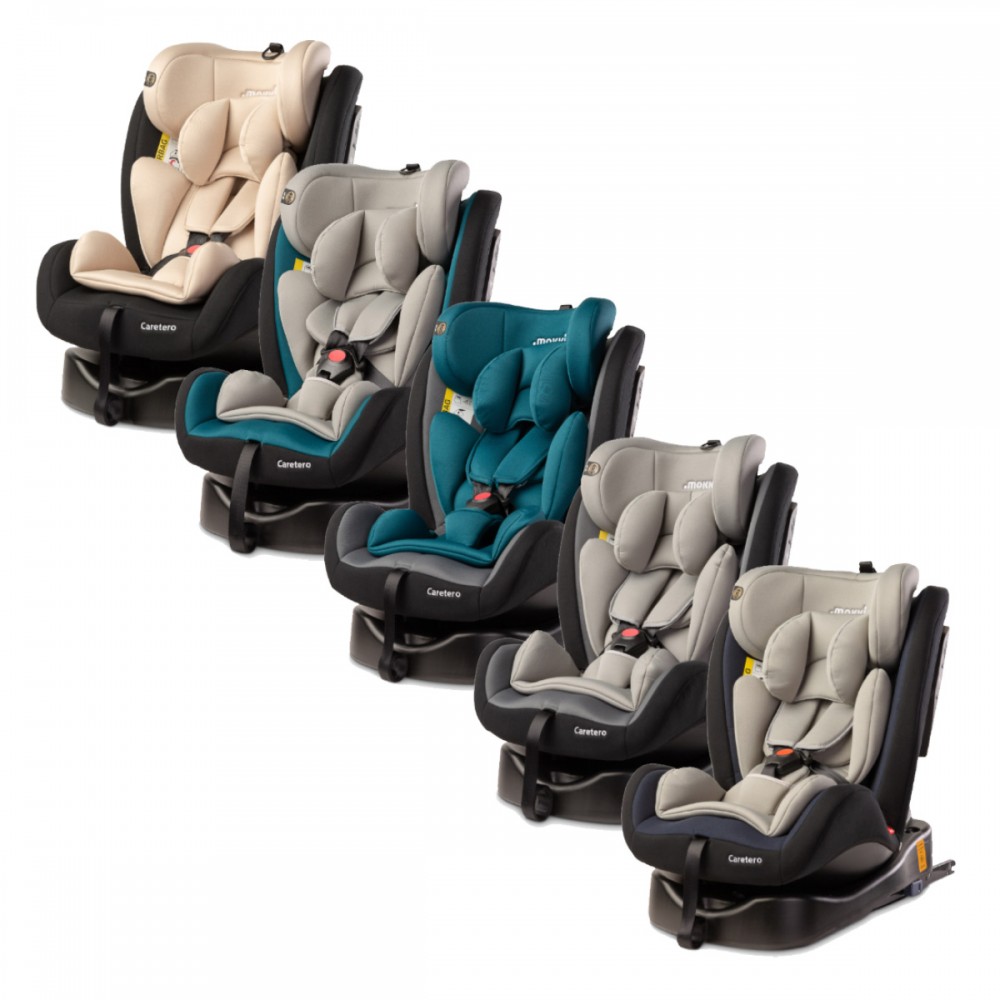 Caretero MOKKI Siège auto pivotant 360° Isofix 0-36 kg Groupe 0/1/2/3 Beige  - Sièges auto nacelles et coques - Achat & prix