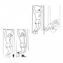 Barre tractions 80 à 130 cm