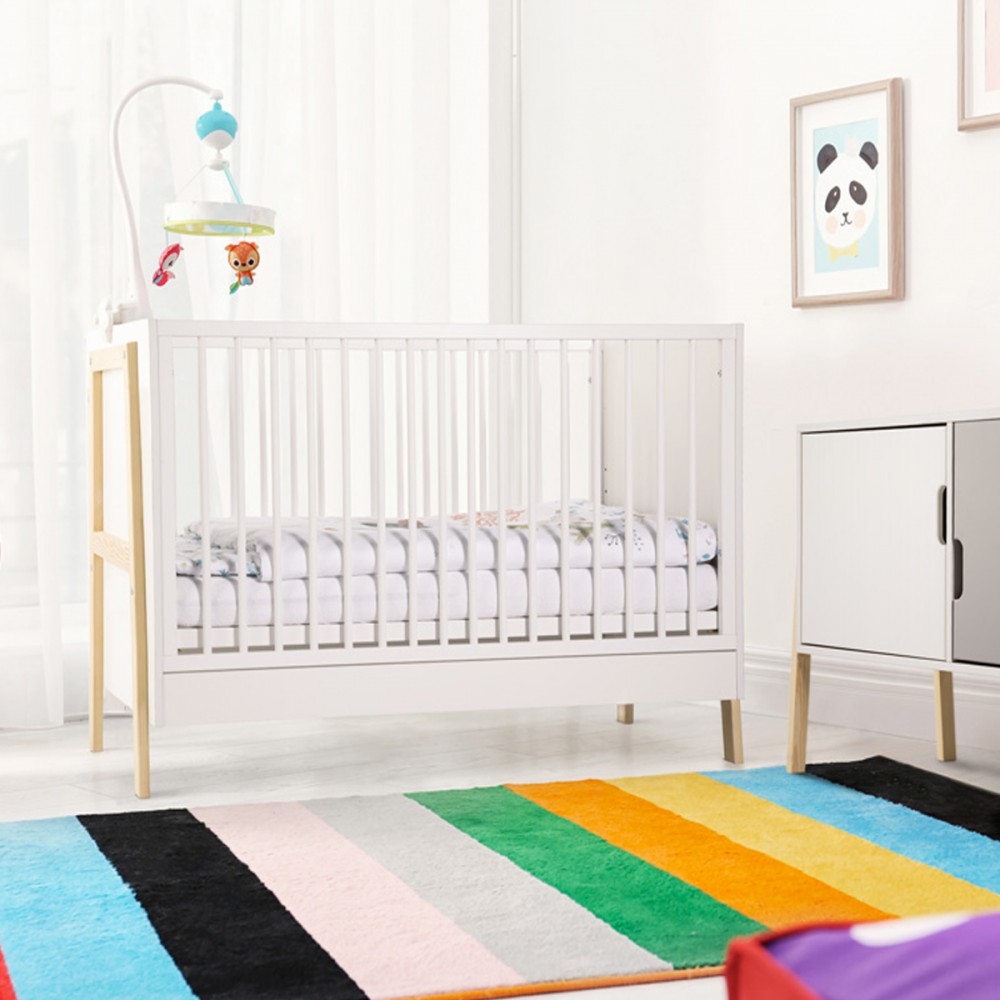 Lit Bebe A Barreaux Klups 1x60 Avec Sommier Reglable Lit Bebe A Barreaux Klups 1x60 Avec Sommier Reglable
