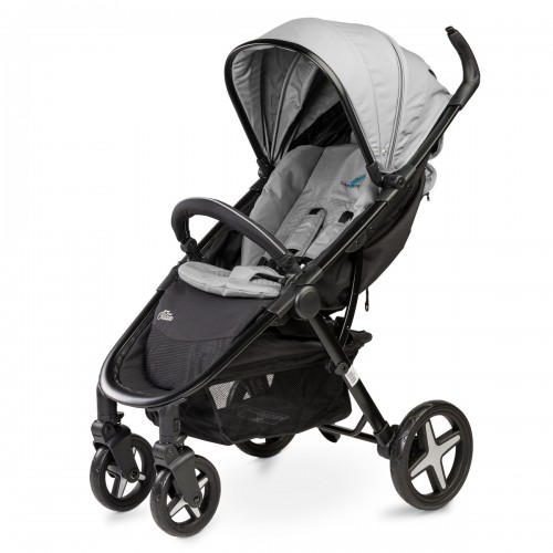 Poussette haute paysage bleu marron bébé fille et garçon chariot 3 en 1  coton motif à carreaux poussettes inclinable pliable populaire en plein air