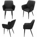 fauteuil noir avec accoudoirs fauteuil noir avec accoudoirs