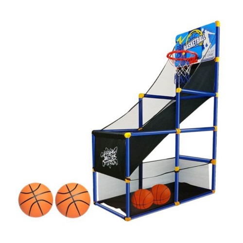 DUNK Panier de basket avec 2 ballons pour enfant dès 3 ans