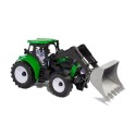 FARMER TRUCK Tracteur avec remorque à balles de foin et citerne jouet