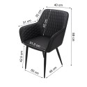 fauteuil noir fauteuil noir