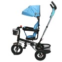 Tricycle bleu avec canne	