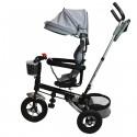 Tricycle gris avec canne	