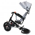 Tricycle avec panier gris