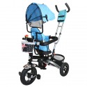 Tricycle pivotant bleu 