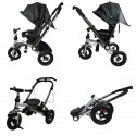 Tricycle poussette noir	