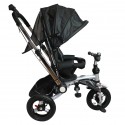 Tricycle noir capote et filet