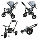 Tricycle poussette gris