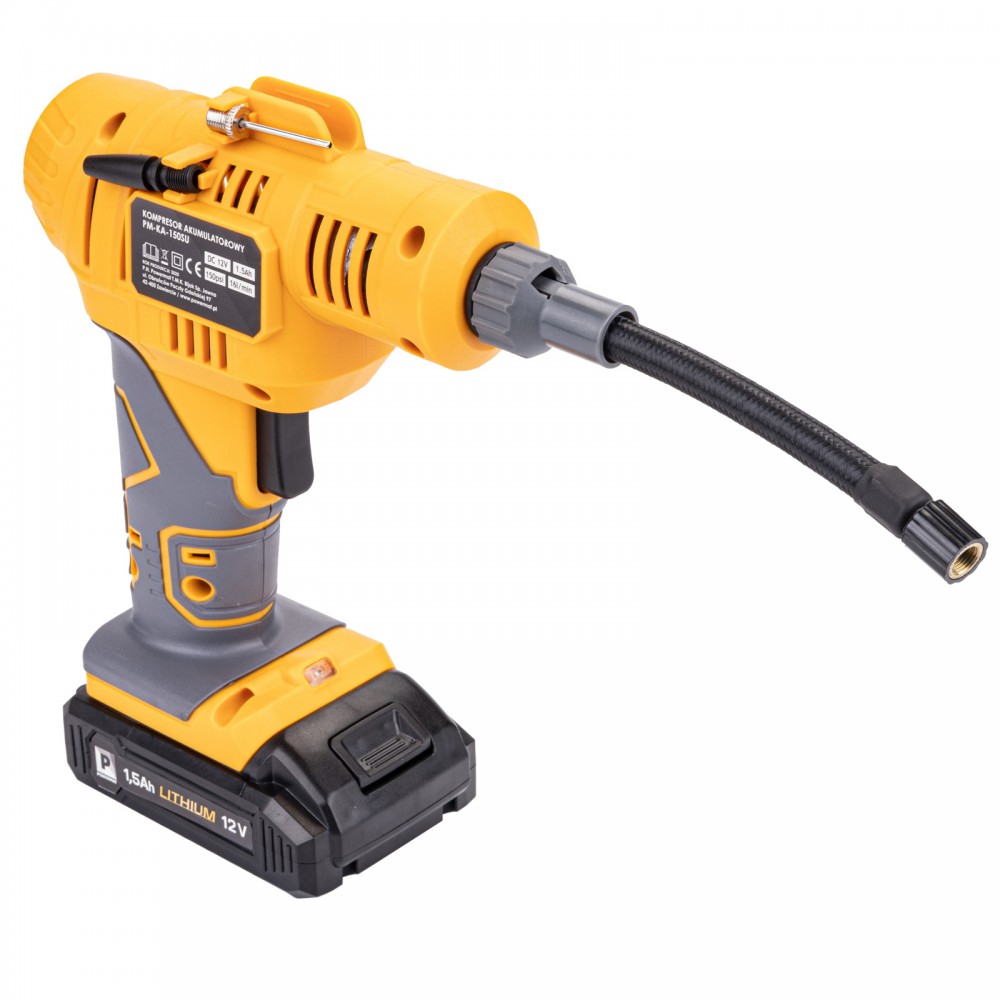Compresseur Air Sans Fil Makita 18V + 12V Voiture - Pompe à Pneu 11 Bar/160 Psi, Arrêt Auto, Manomètre Numérique - Pour Voiture, Vélo, Ballon