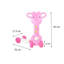 trottinette girafe 4 roues rose
