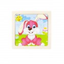 WOOD puzzle en bois lapin