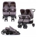  Poussette double anthracite