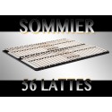 Sommier à lattes Résistant - fermeté réglable