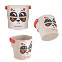 HELLO jeu de bain 3 petits seaux avec anse