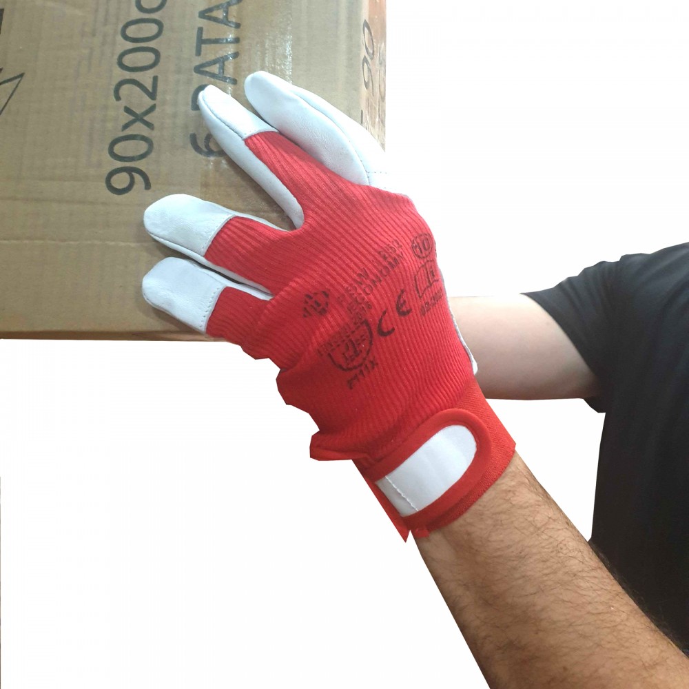 GANTS DE MANUTENTION Couleur Rouge