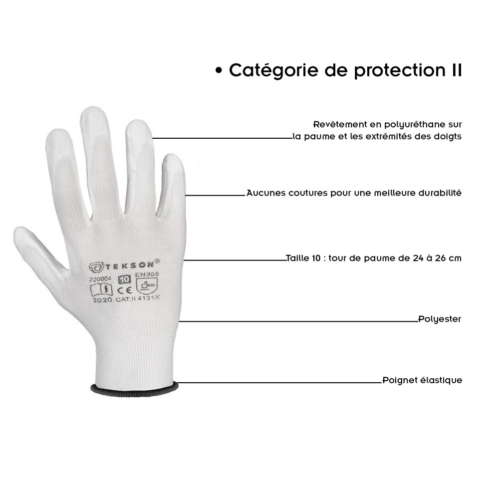 Gants de Travail Bricolage et Jardinage - Gants pour Peinture Montage  Emballage Jardinage