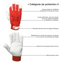 Gants en cuir