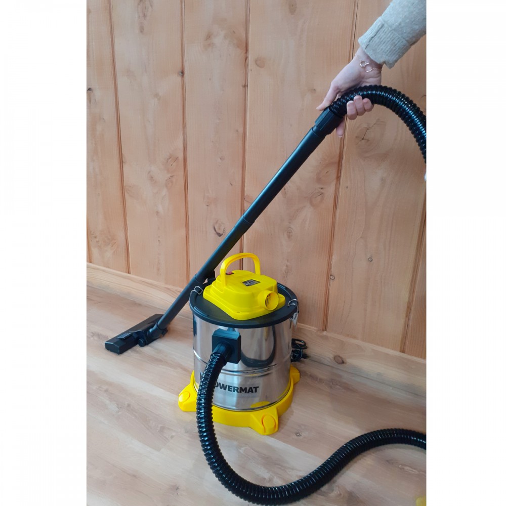 Aspirateur industriel cendres et poussières 2000W avec filtre Hepa