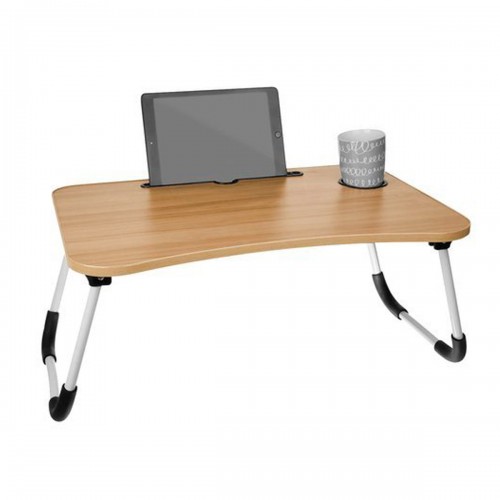 MESA Table de lit pliante multifonction bureau ordinateur et plateau repas  avec porte-gobelet