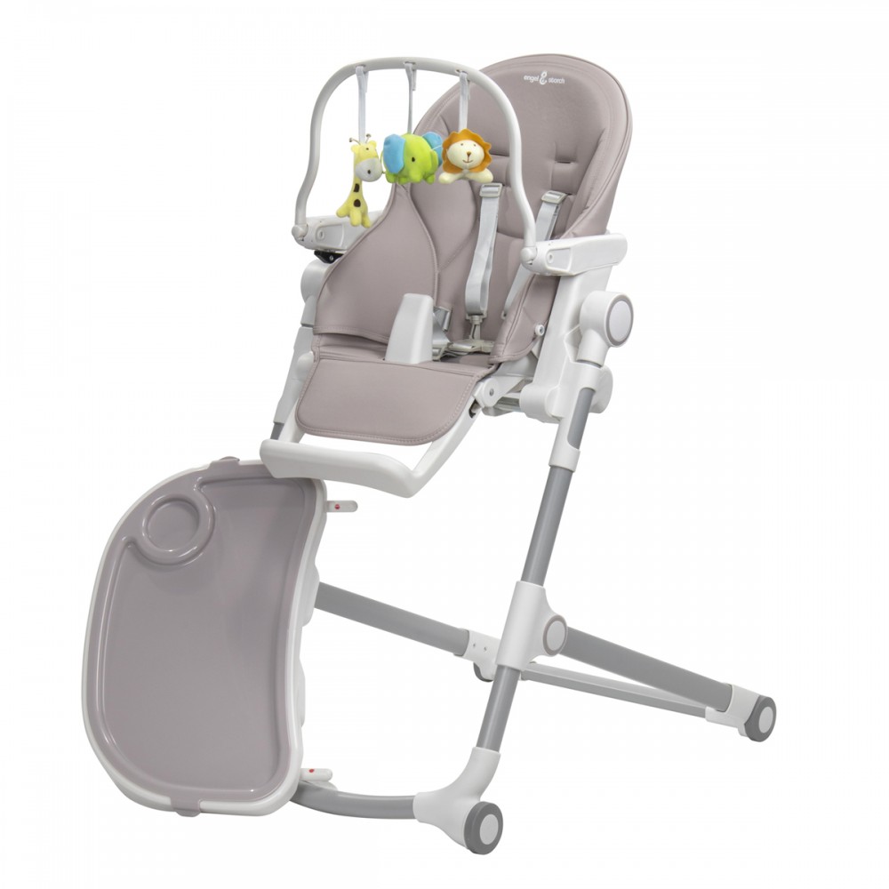 Chaise haute bébé pliable et réglable en hauteur HUGO