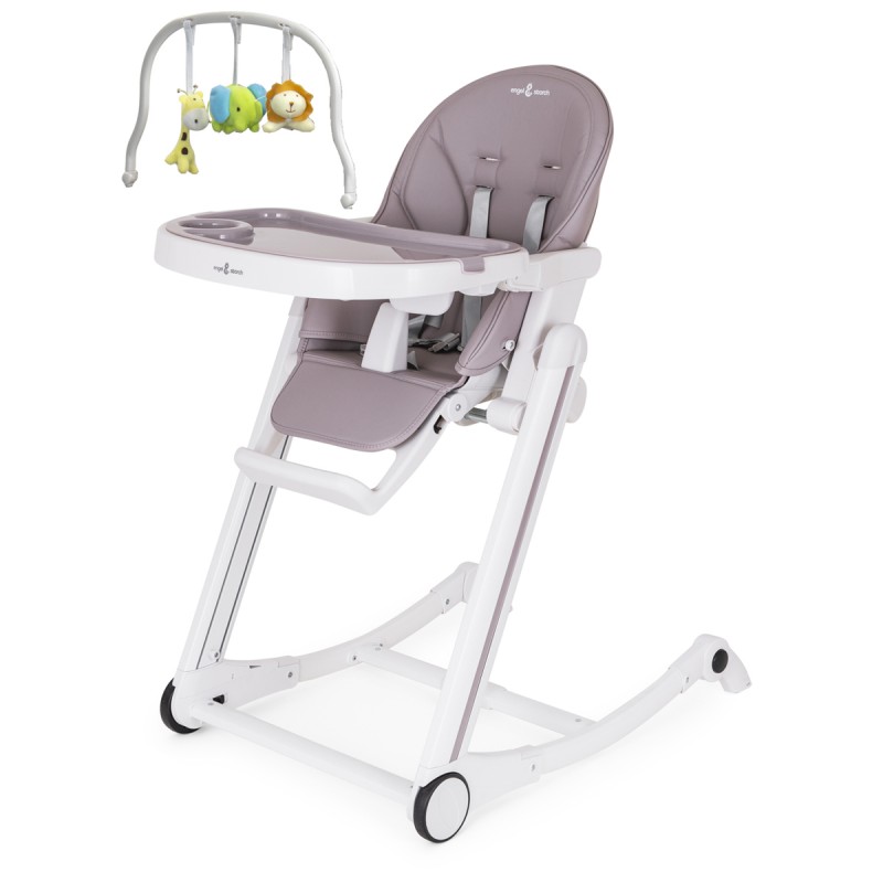 Chaise Haute Bébé Evolutive Pliable - Hauteur réglable - Plateau