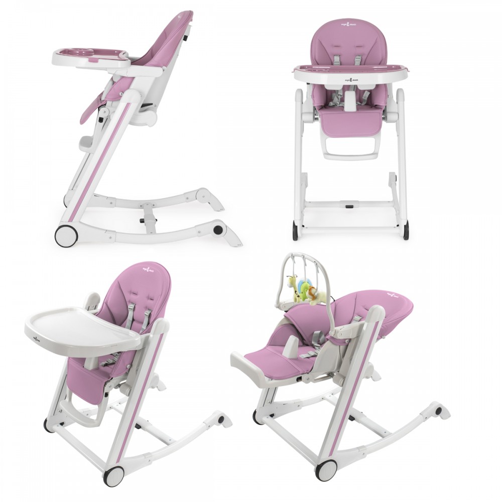 Chaise haute bébé repas SINBIDE - 2 hauteurs réglables - plateau réglable -  Ceinture de sécurité ROSE - Cdiscount Puériculture & Eveil bébé