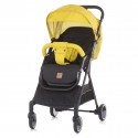 poussette pliable compacte jaune